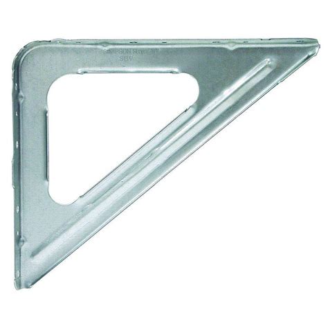 galvanized metal shelf brackets|simpson strong tie shelf bracket.